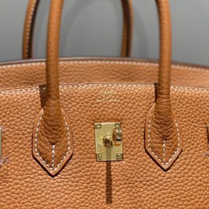 Replica Hermes Top Quality Replica Bag ShopGolden Brown - 1:1 designer replica handbag
