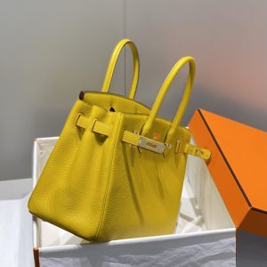 Replica Hermes Top Quality Replica Bag ShopAmber Yellow - high-accuracy replica luxury purse
