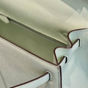 Replica Hermes Kelly Bubble Green - premium-grade designer purse dupe