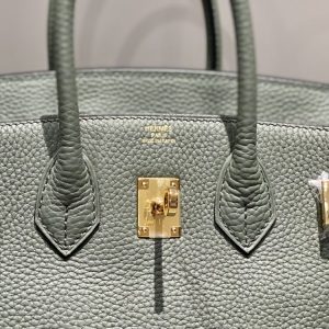 Replica Hermes Top Quality Replica Bag ShopAlmond Green - high-quality designer bag clone