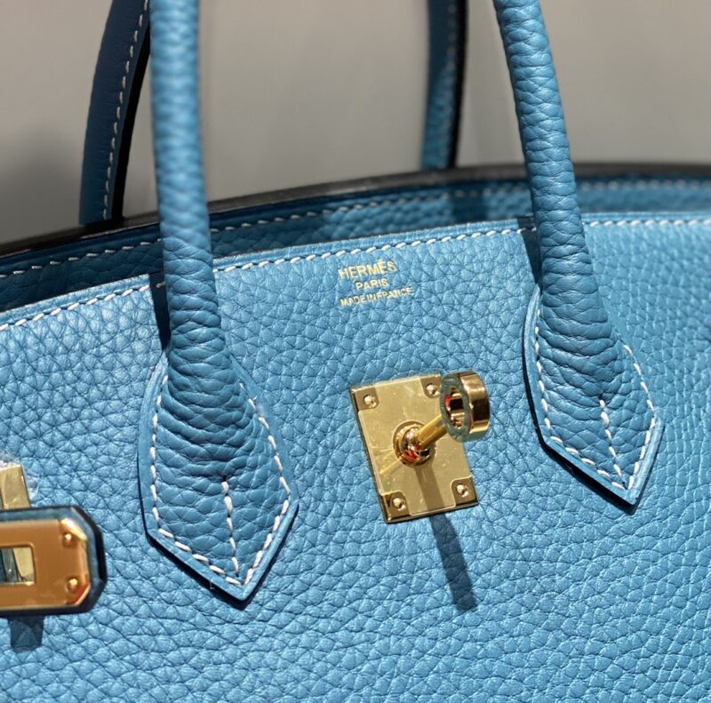 Replica Hermes Top Quality Replica Bag ShopDenim Blue - authentic-look luxury purse replica