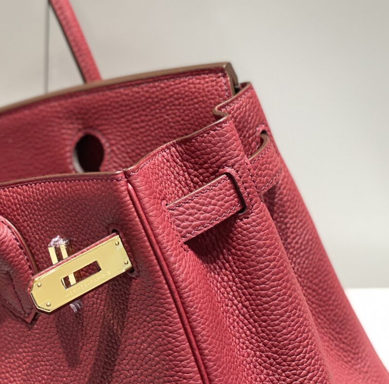 Replica Hermes Top Quality Replica Bag ShopBordeaux Red - premium 1:1 fake handbag model