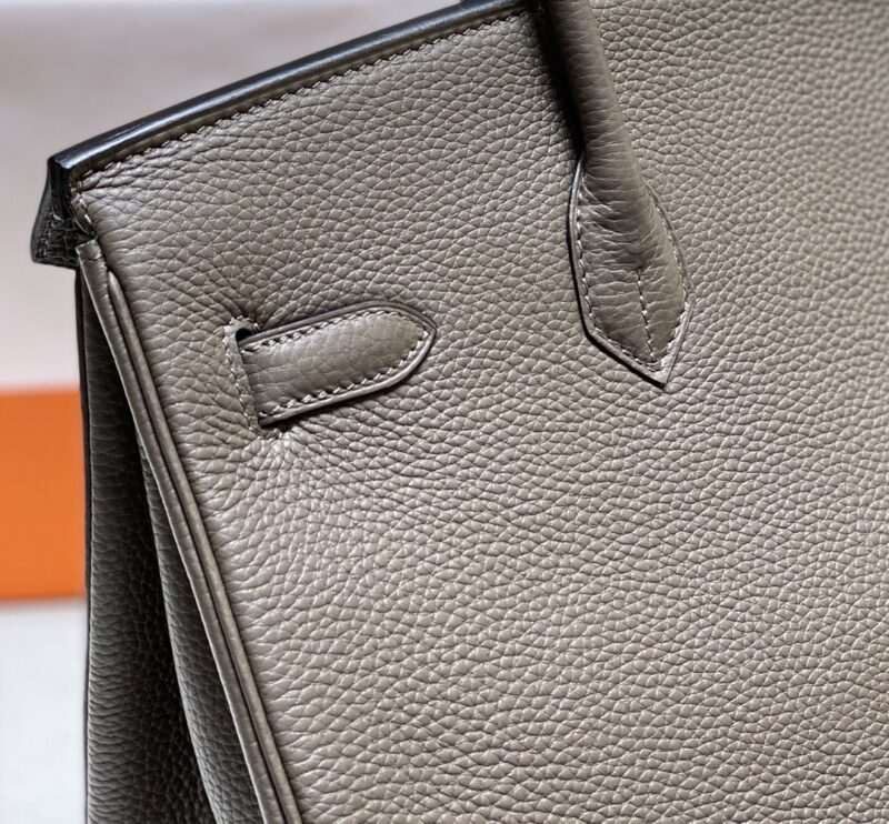 Replica Hermes Top Quality Replica Bag ShopPewter Grey - elite superclone designer purse