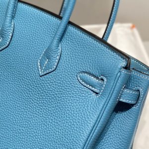 Replica Hermes Top Quality Replica Bag ShopDenim Blue - near-authentic luxury replica handbag