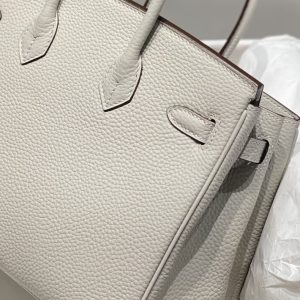 Replica Hermes Top Quality Replica Bag ShopPearl Grey - top-rated replica designer bag