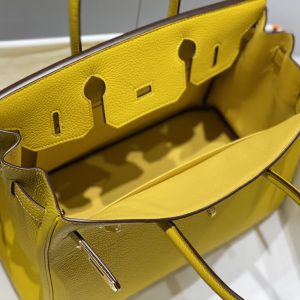 Replica Hermes Top Quality Replica Bag ShopAmber Yellow - high-accuracy replica luxury purse