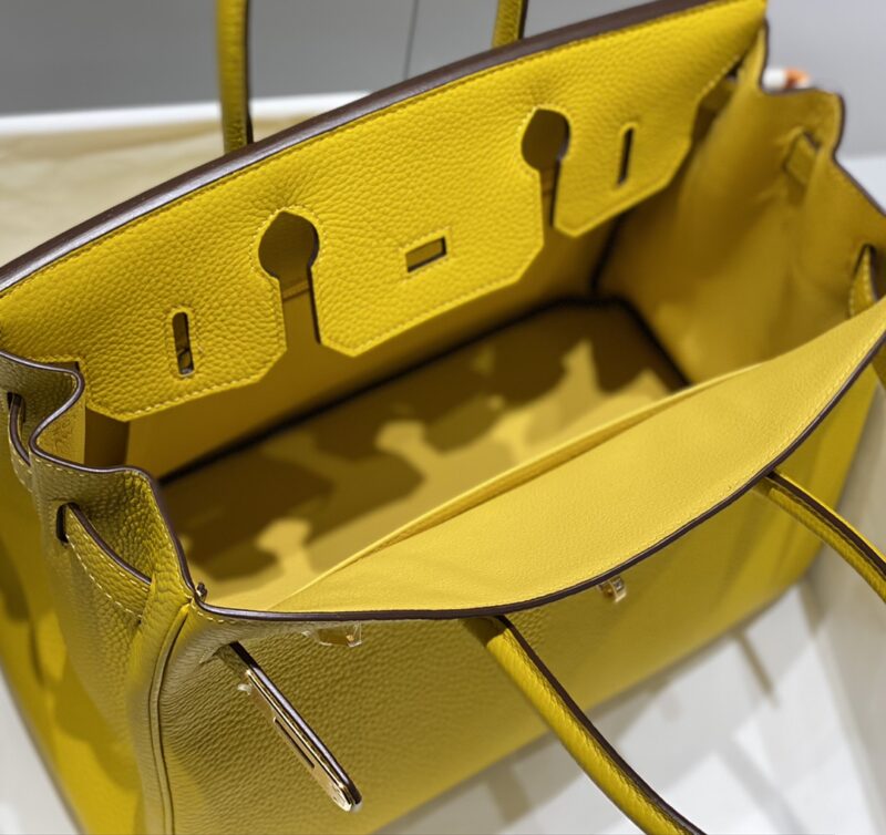 Replica Hermes Top Quality Replica Bag ShopAmber Yellow - high-accuracy replica luxury purse