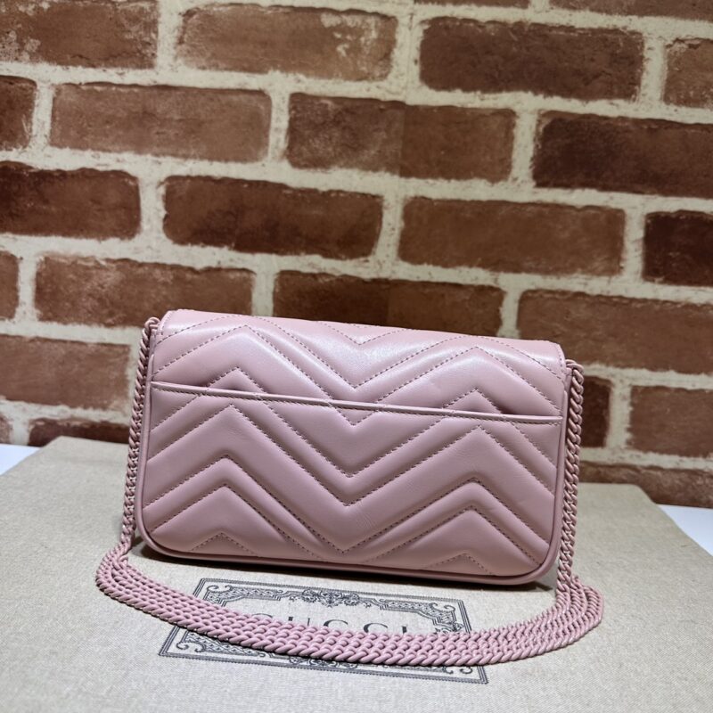 Replica Gucci Matelassé Mini Pink - 1:1 designer replica handbag