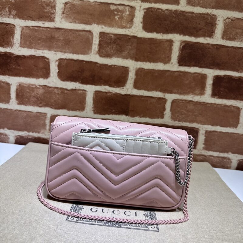 Replica Gucci Matelassé Mini Pink - ultra-realistic fake designer tote