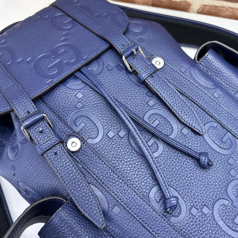 Replica Gucci Medium Backpack Full Blue - high-accuracy replica luxury purse