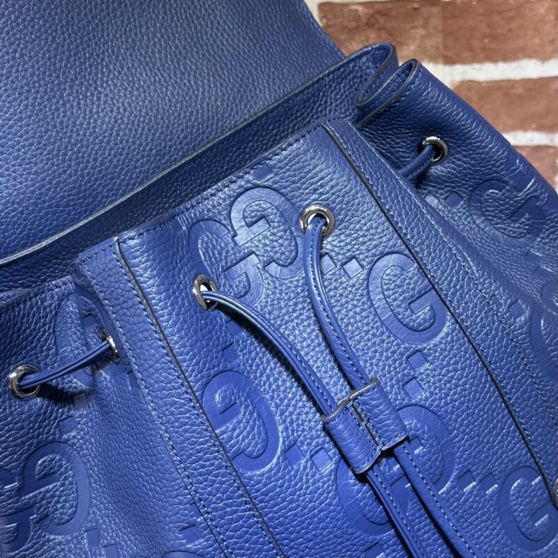 Replica Gucci Medium Backpack Full Blue - best quality luxury bag dupe
