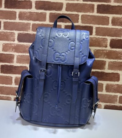 Replica Gucci Medium Backpack Full Blue - top-tier luxury replica shoulder bag
