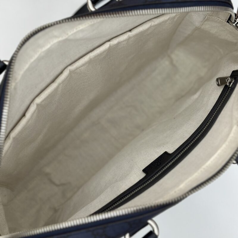 Replica Gucci Crossbody Briefcase Blue - authentic-look luxury purse replica