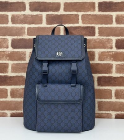 Replica Gucci Large Ophidia Backpack Blue - top-rated replica designer bag