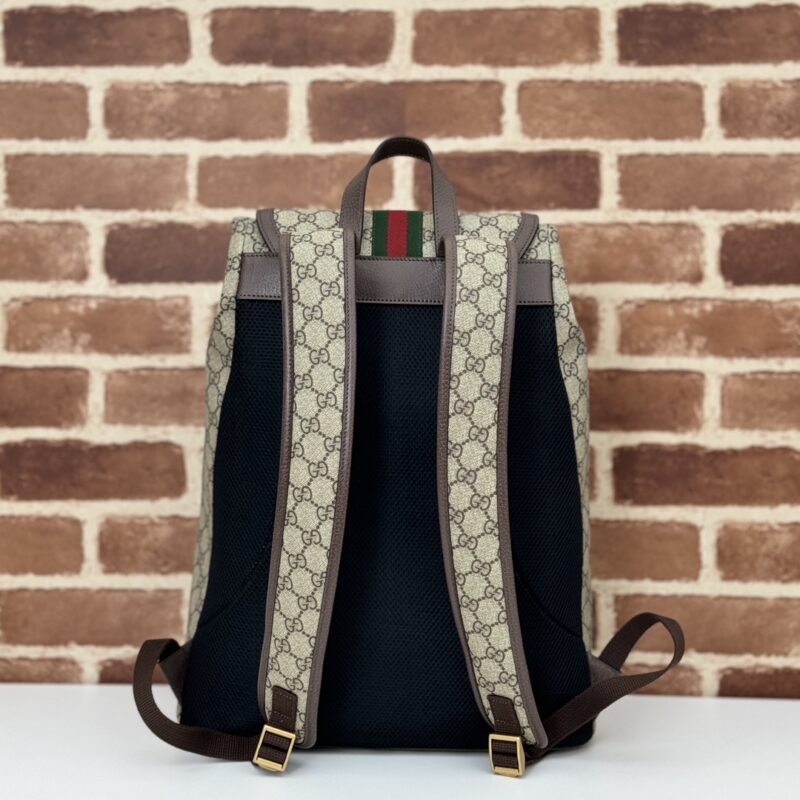 Replica Gucci Large Ophidia Backpack Beige - 1:1 designer replica handbag