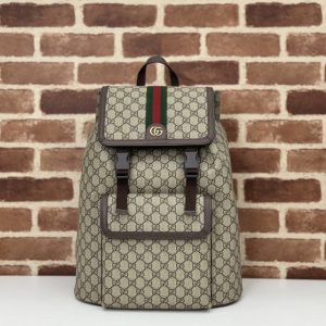 Replica Gucci Large Ophidia Backpack Beige - authentic-look luxury purse replica