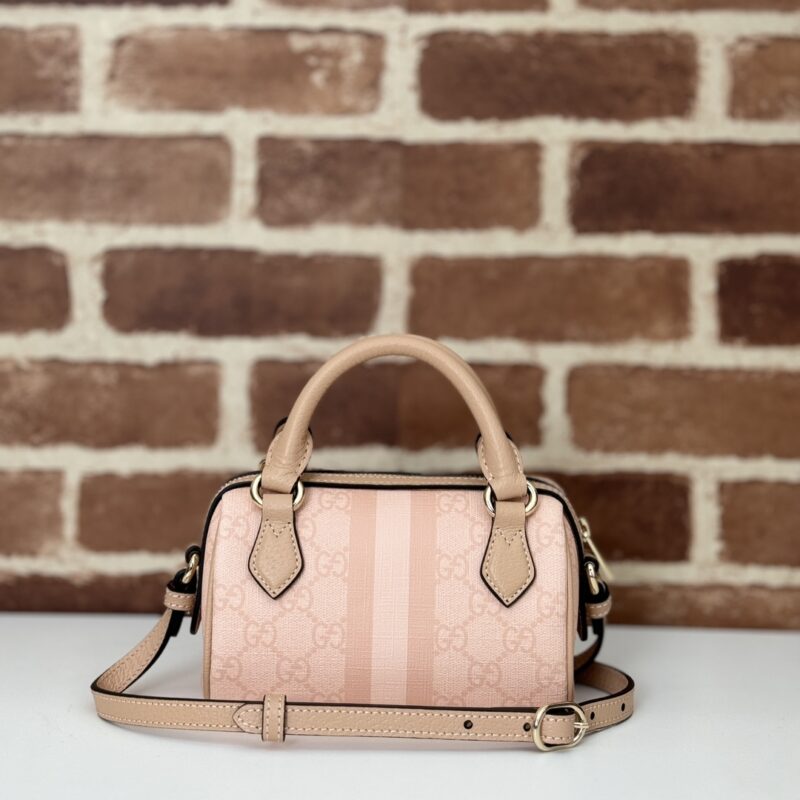 Replica Gucci GG Ophidia Boston Pink - top-rated replica designer bag
