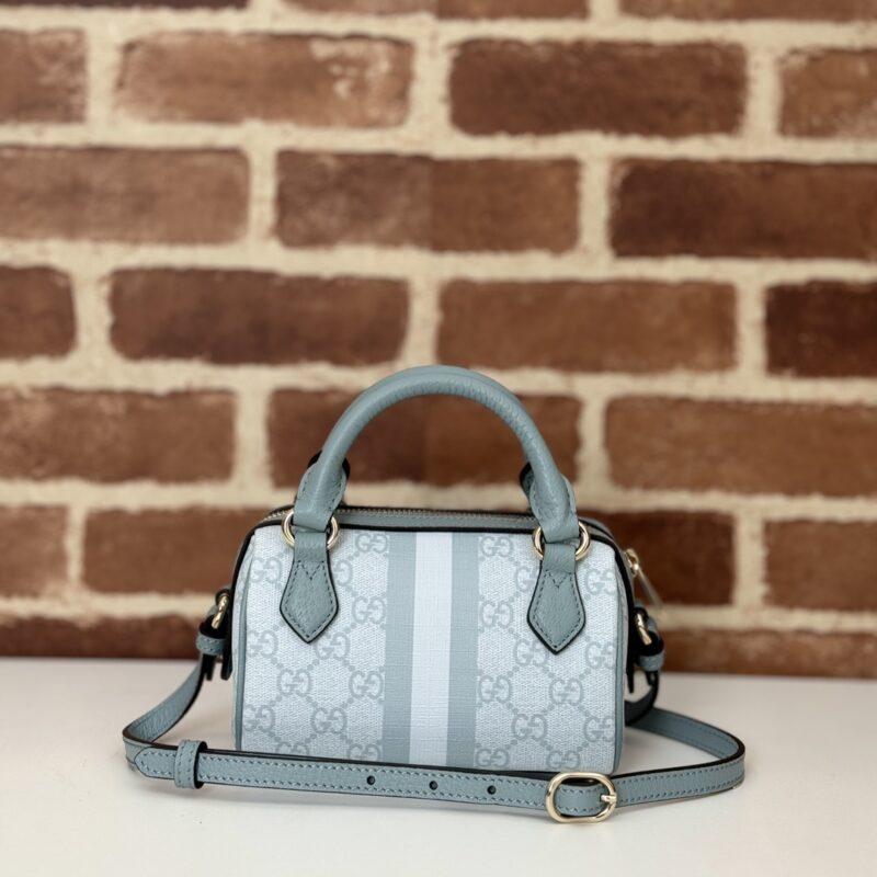Replica Gucci GG Ophidia Boston Blue - 1:1 designer replica handbag