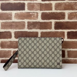 Replica Gucci GG Canvas Pouch Beige - premium 1:1 fake handbag model