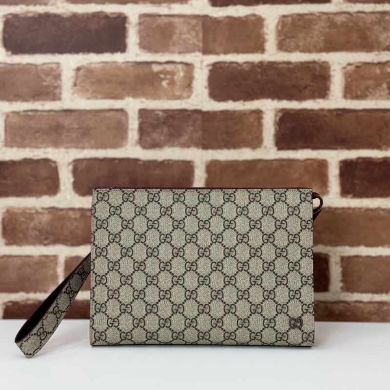 Replica Gucci GG Canvas Pouch Beige - premium 1:1 fake handbag model