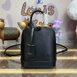 Replica Louis Vuitton Alma Backpack Black - best-selling designer handbag dupe