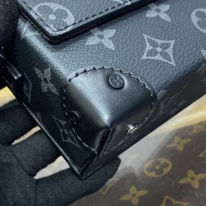 Replica Louis Vuitton Steamer Wearable Wallet Black Canvas - ultra-realistic fake designer tote