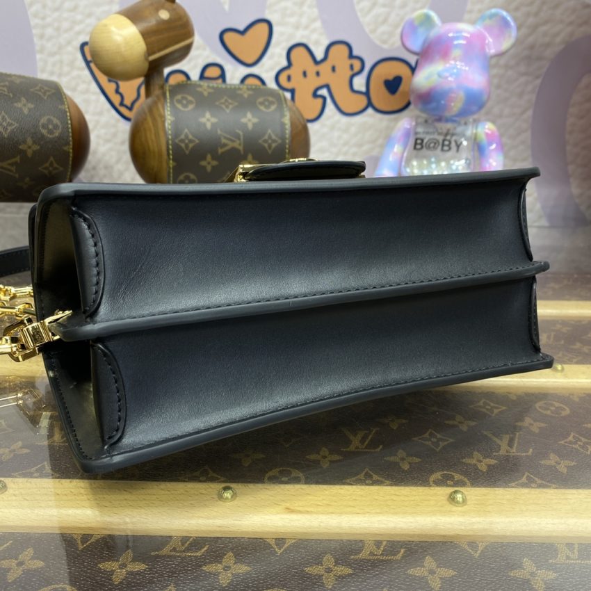 Replica Louis Vuitton Dauphine East West Black - top-tier luxury replica shoulder bag