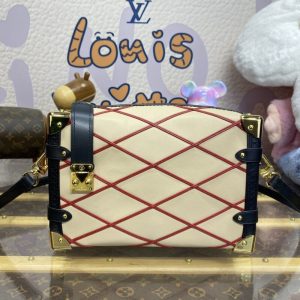 Replica Louis Vuitton Side Trunk Beige - premium 1:1 fake handbag model