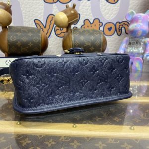 Replica Louis Vuitton Nano Diane Satchel Blue-Pink - high-quality designer bag clone