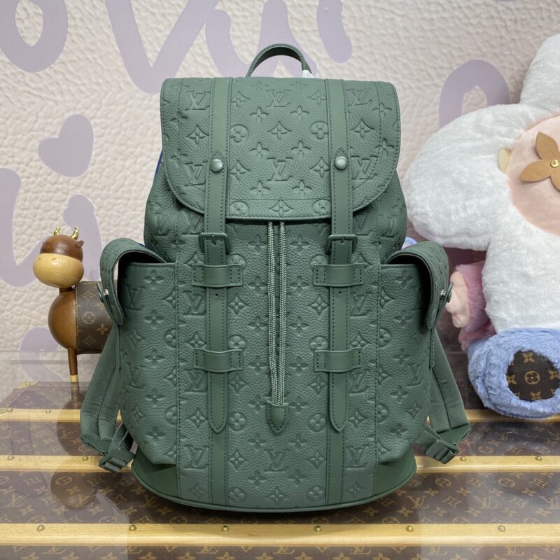 Replica Louis Vuitton Christopher Backpack Green - authentic-look luxury purse replica