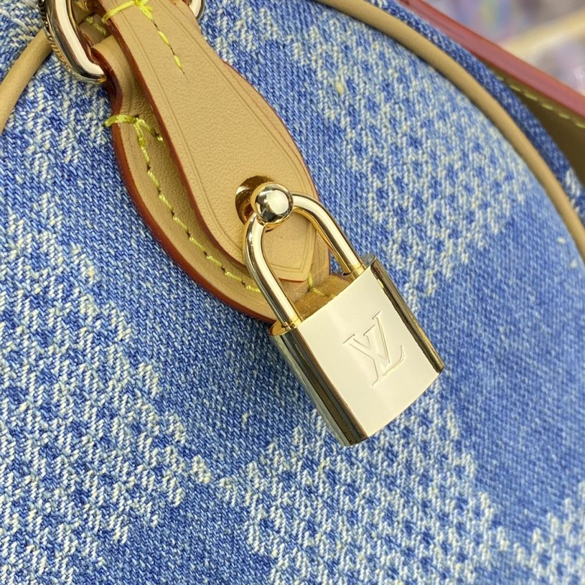Replica Louis Vuitton Speedy Bandouliere 25 Denim - top-tier luxury replica shoulder bag