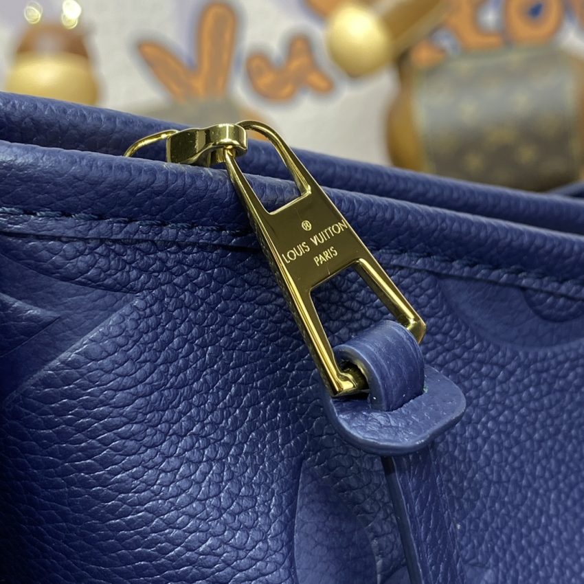 Replica Louis Vuitton Carry All MM Dark Blue - top-tier luxury replica shoulder bag