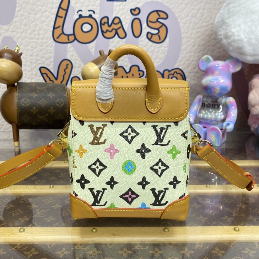 Replica Louis Vuitton Nano Steamer Brown - authentic-look luxury purse replica