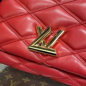 Replica Louis Vuitton Go-14 Red - authentic-look luxury purse replica