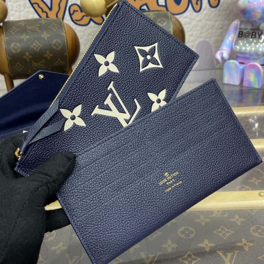Replica Louis Vuitton Félicie Pochette Blue White - top-rated replica designer bag