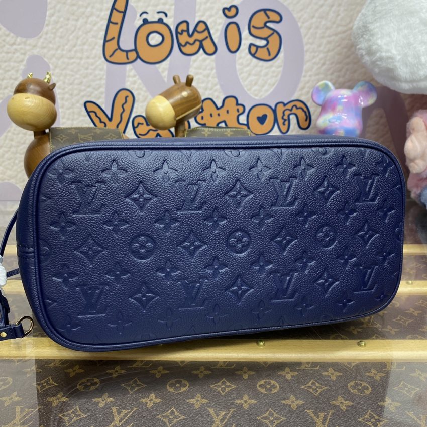 Replica Louis Vuitton Neverfull MM Blue - premium-grade designer purse dupe