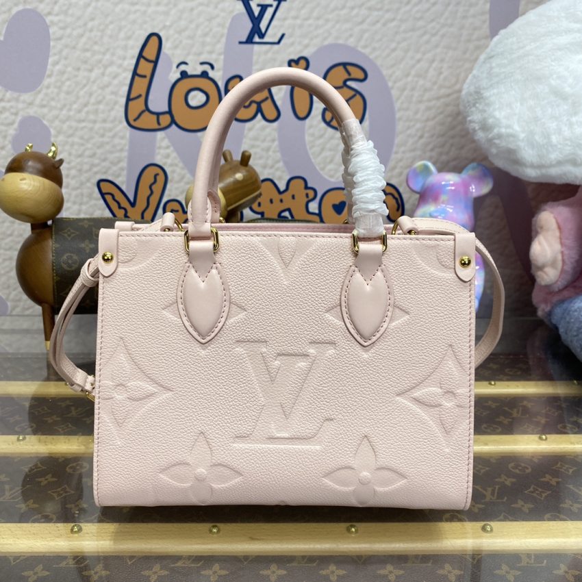 Replica LV OnTheGo PM Pink - 1:1 designer replica handbag
