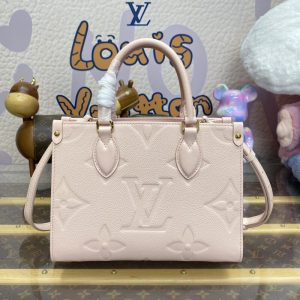 Replica LV OnTheGo PM Pink - realistic designer-inspired fake bag