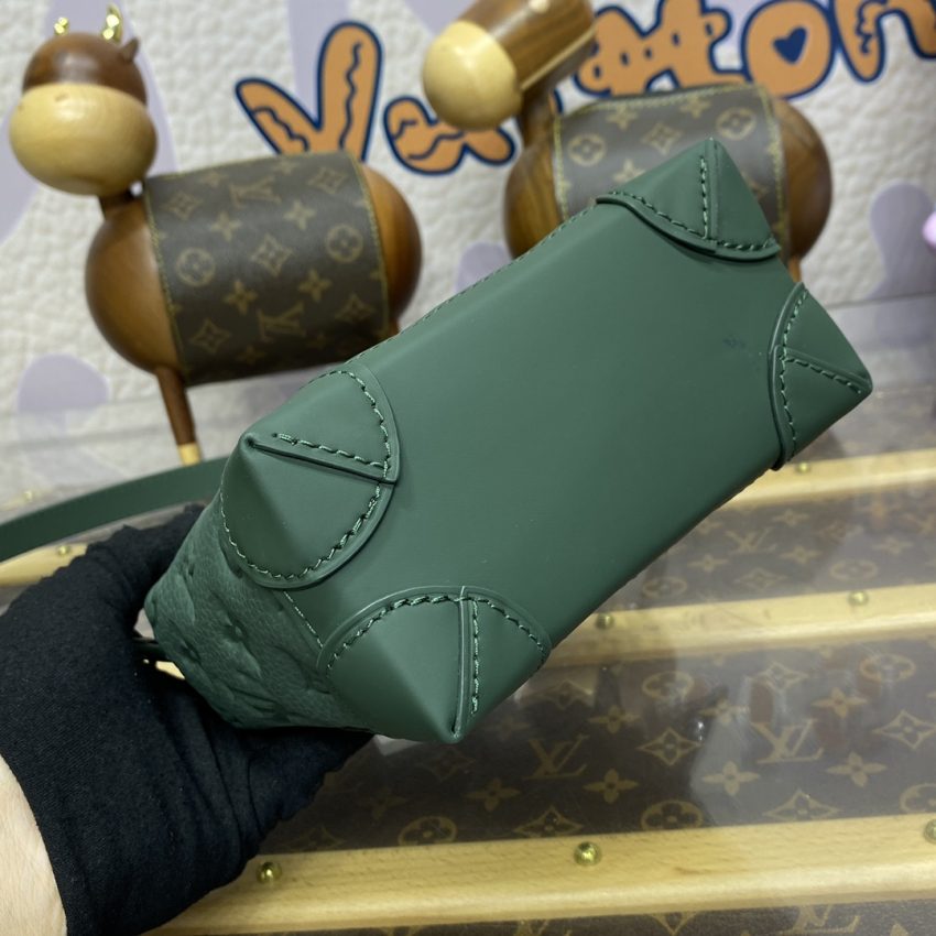 Replica Louis Vuitton Nano Steamer Green - ultra-realistic fake designer tote
