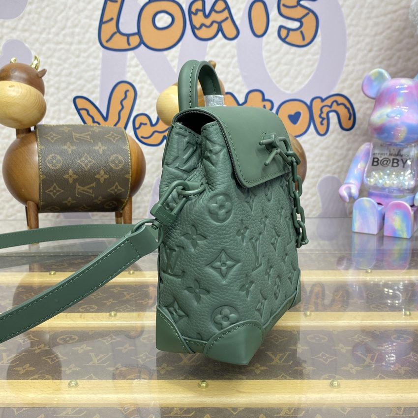 Replica Louis Vuitton Nano Steamer Green - best-selling designer handbag dupe