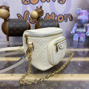Replica Louis Vuitton Bumbag Mini White - high-end fake designer purse