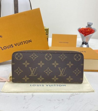 Replica Louis Vuitton Clemence Wallet Brown - best-selling designer handbag dupe