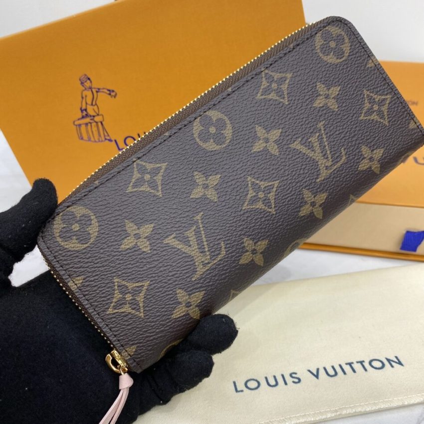 Replica Louis Vuitton Clemence Wallet Brown - best quality luxury bag dupe