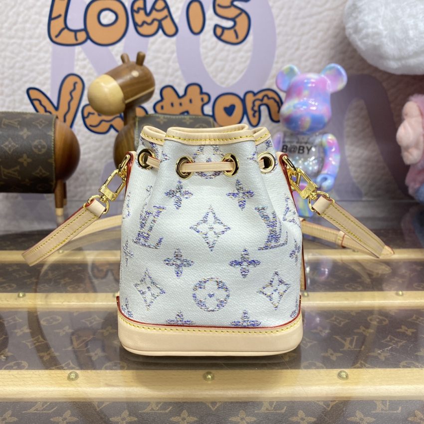 Replica Louis Vuitton Nano Noe White - 1:1 designer replica handbag