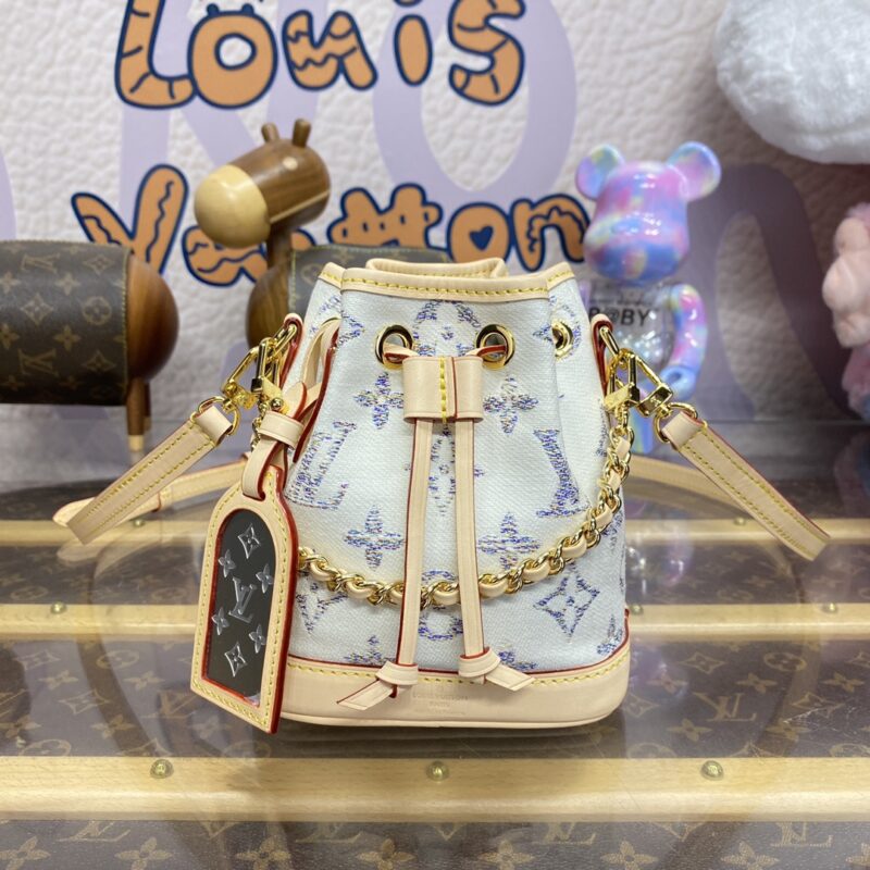Replica Louis Vuitton Nano Noe White - high-accuracy replica luxury purse