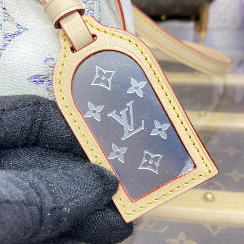 Replica Louis Vuitton Nano Noe White - authentic-look luxury purse replica