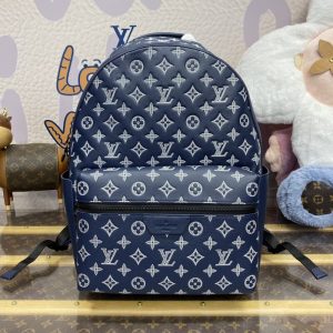 Replica Louis Vuitton Discovery Backpack Blue - premium-grade designer purse dupe