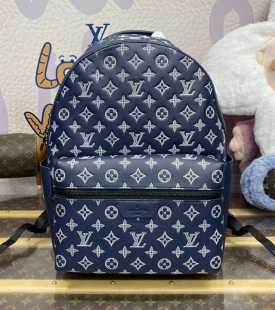 Replica Louis Vuitton Discovery Backpack Blue - premium-grade designer purse dupe