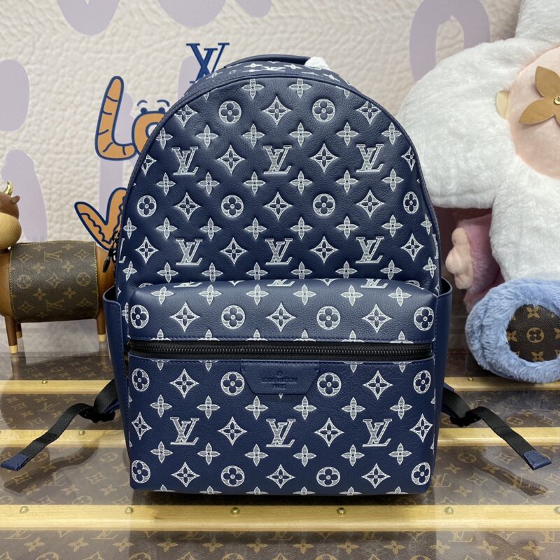 Replica Louis Vuitton Discovery Backpack Blue - premium-grade designer purse dupe
