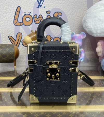 Replica Louis Vuitton Camera Box Black - 1:1 designer replica handbag